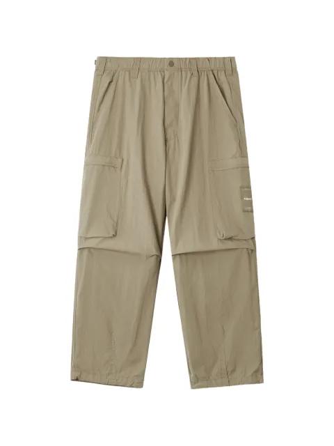 elasticated-waisband cargo pants by :CHOCOOLATE