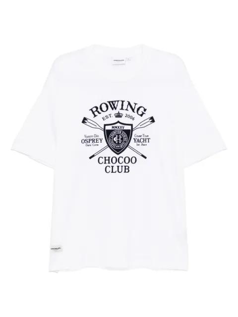 embossed-printed T-shirt by :CHOCOOLATE