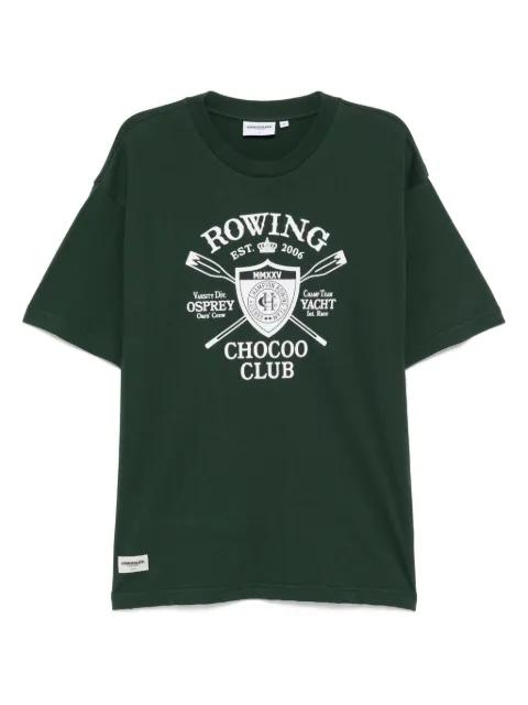 embossed-printed T-shirt by :CHOCOOLATE