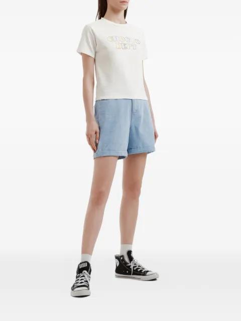embroidered graphic T-shirt by :CHOCOOLATE