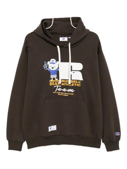 embroidered hoodie by :CHOCOOLATE