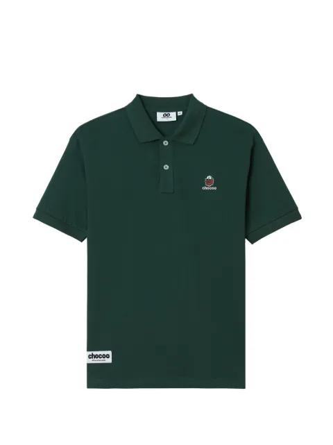 embroidered polo shirt by :CHOCOOLATE