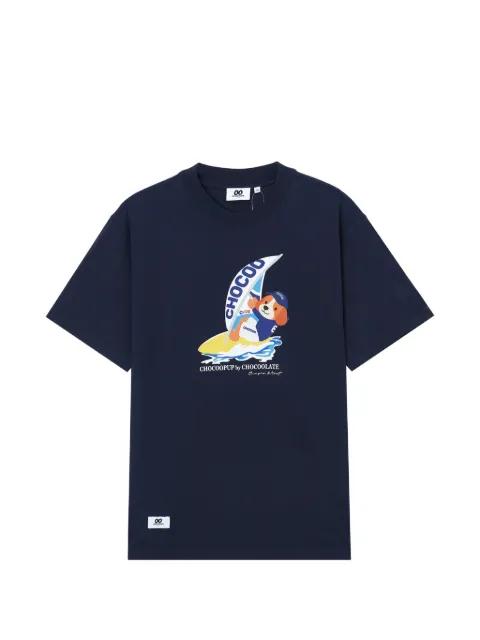 graphic-print T-shirt by :CHOCOOLATE