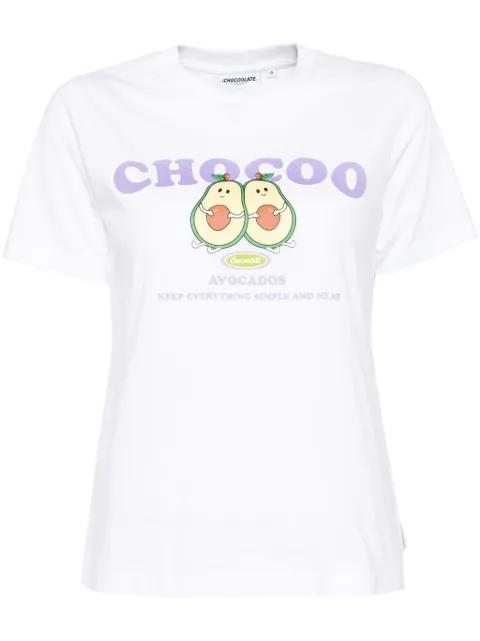 graphic-print T-shirt by :CHOCOOLATE