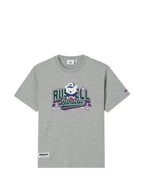graphic-print cotton T-shirt by :CHOCOOLATE