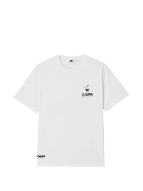graphic-print cotton T-shirt by :CHOCOOLATE