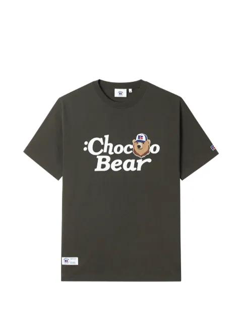 graphic-print cotton T-shirt by :CHOCOOLATE