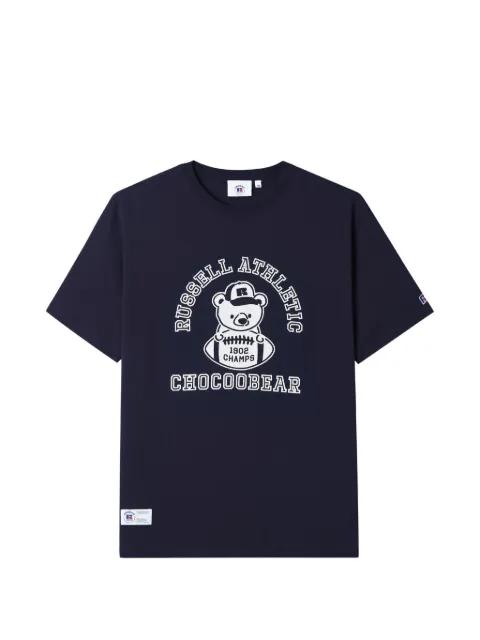 graphic-print cotton T-shirt by :CHOCOOLATE
