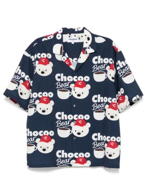graphic-print shirt by :CHOCOOLATE