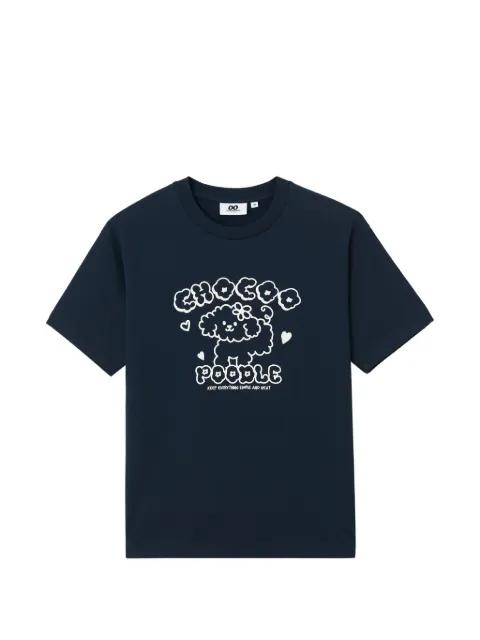 graphic print t-shirt by :CHOCOOLATE