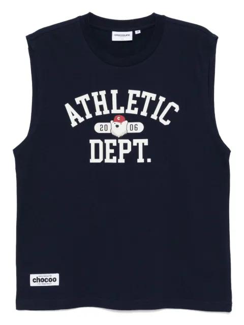 graphic-print vest by :CHOCOOLATE