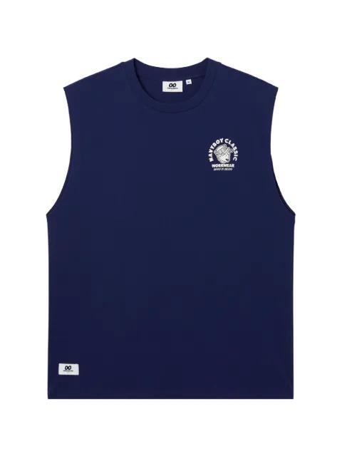graphic sleeveless T-shirt by :CHOCOOLATE