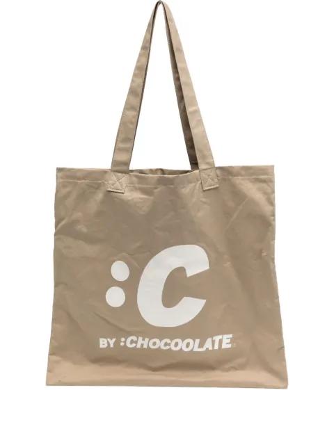 graphic tote bag by :CHOCOOLATE