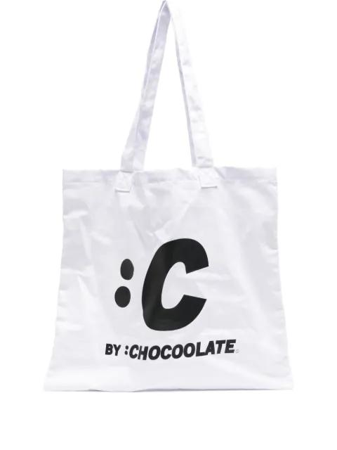 graphic tote bag by :CHOCOOLATE
