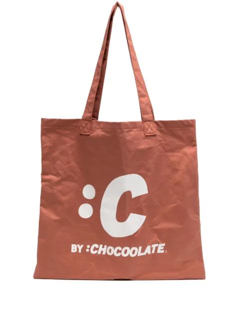 graphic tote bag by :CHOCOOLATE