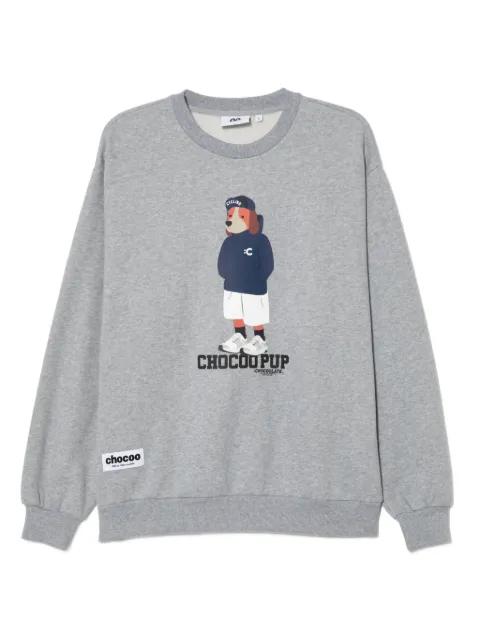 graphiced sweatshirt by :CHOCOOLATE