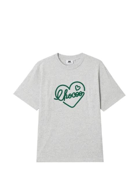 heart graphic T-shirt by :CHOCOOLATE