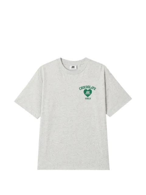 heart print T-shirt by :CHOCOOLATE