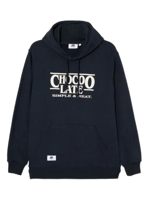 logo-embossed hoodie by :CHOCOOLATE