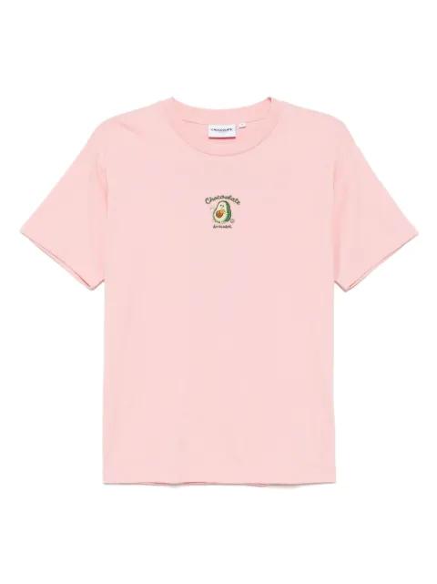 logo-embroidered T-shirt by :CHOCOOLATE