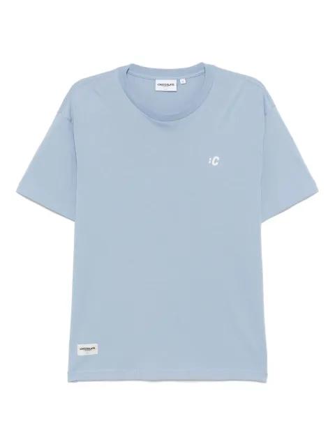 logo-embroidered T-shirt by :CHOCOOLATE