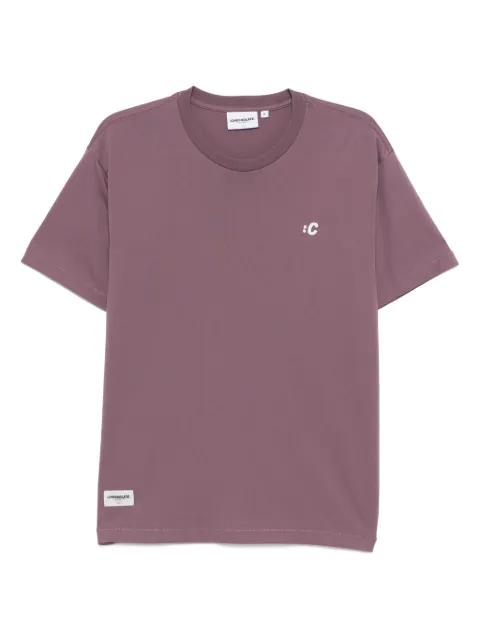 logo-embroidered T-shirt by :CHOCOOLATE