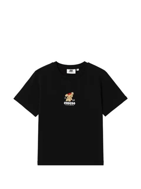 logo-embroidered T-shirt by :CHOCOOLATE