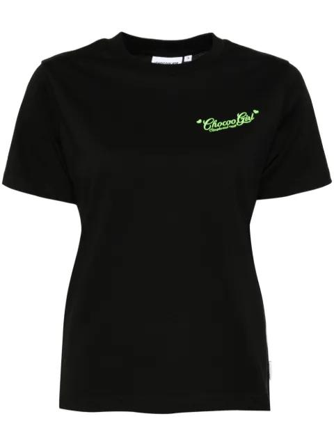 logo-embroidered T-shirt by :CHOCOOLATE