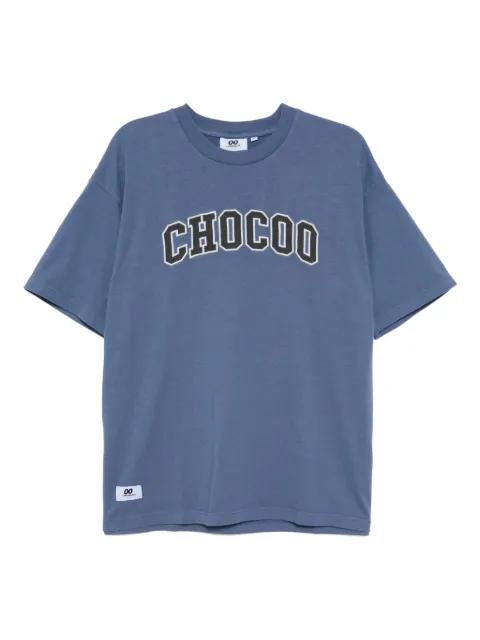 logo-embroidered T-shirt by :CHOCOOLATE