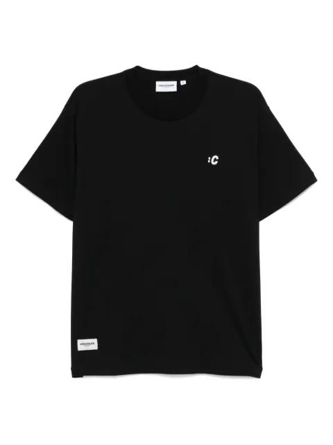 logo-embroidered T-shirt by :CHOCOOLATE