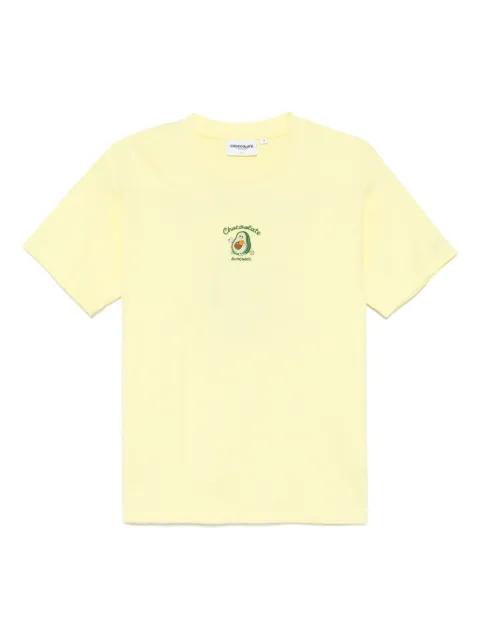 logo-embroidered T-shirt by :CHOCOOLATE