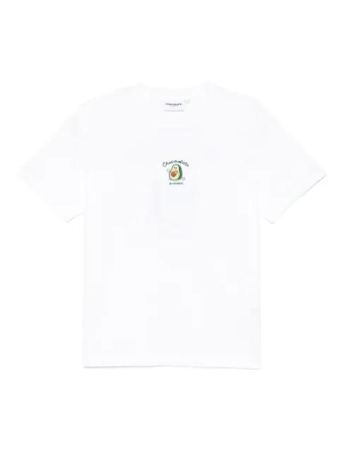 logo-embroidered T-shirt by :CHOCOOLATE