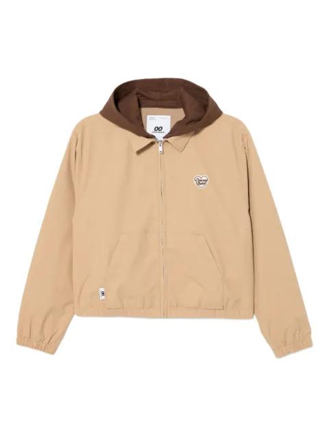 logo-embroidered jacket by :CHOCOOLATE