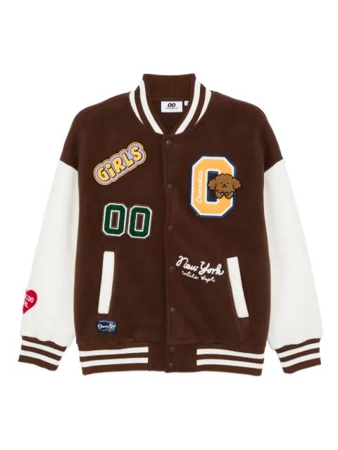 logo-embroidered jacket by :CHOCOOLATE