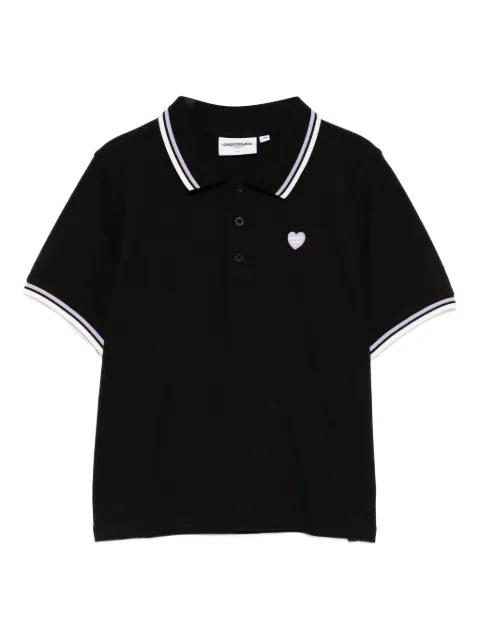 logo-embroidered polo-shirt by :CHOCOOLATE