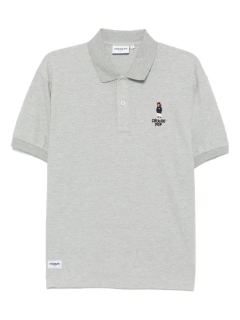 logo-embroidered polo shirt by :CHOCOOLATE