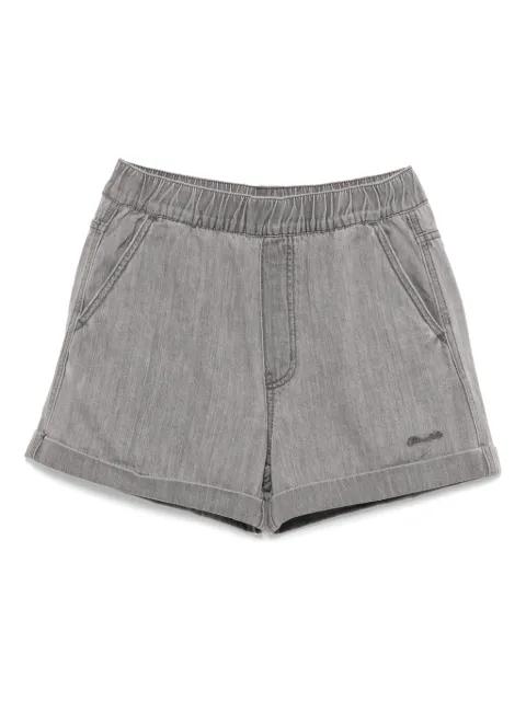 logo-embroidered shorts by :CHOCOOLATE