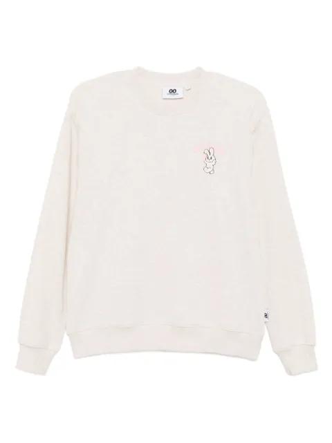 logo-embroidered sweatshirt by :CHOCOOLATE
