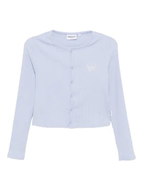 logo-embroidered top by :CHOCOOLATE