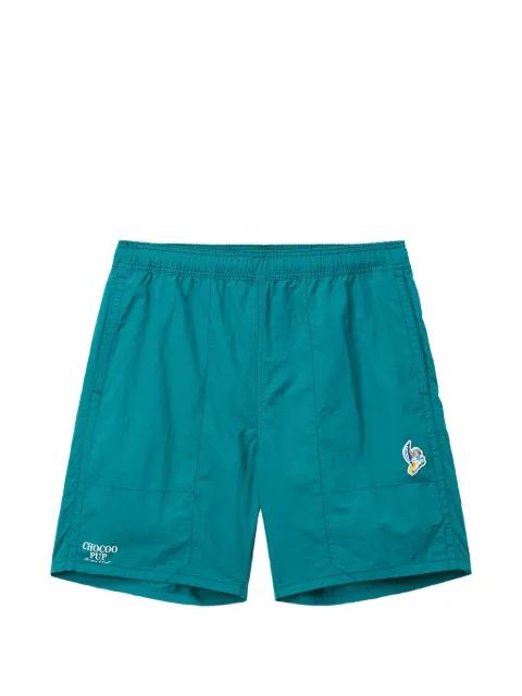logo-patch elasticated-waist shorts by :CHOCOOLATE