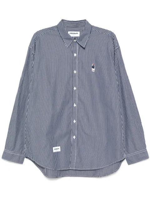 logo-patch shirt by :CHOCOOLATE