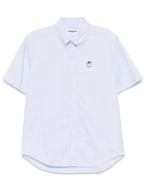 logo-patch shirt by :CHOCOOLATE