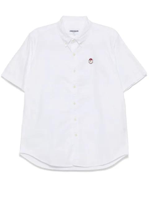 logo-patch shirt by :CHOCOOLATE