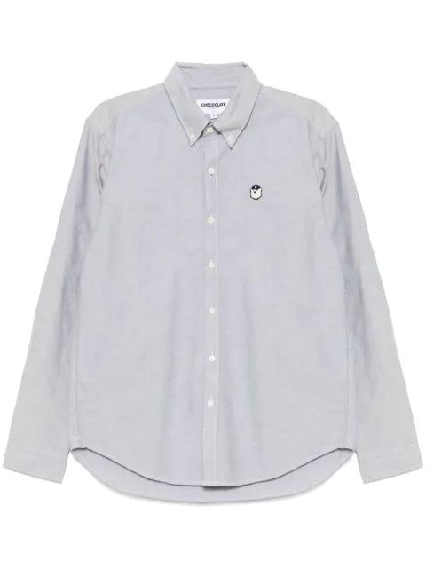logo-patch shirt by :CHOCOOLATE