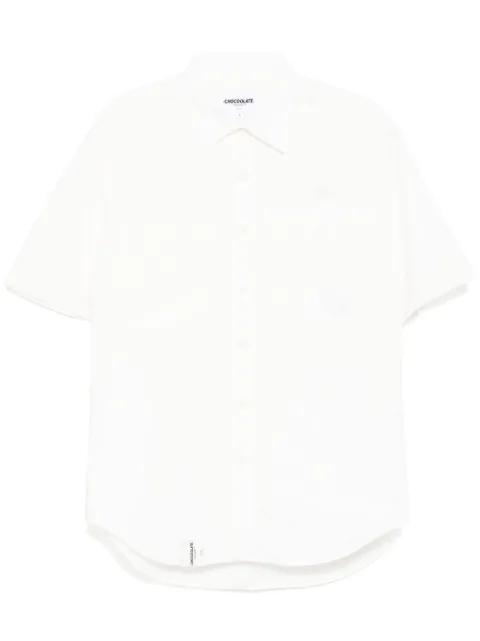 logo-patch shirt by :CHOCOOLATE