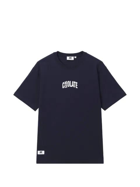 logo-print T-shirt by :CHOCOOLATE