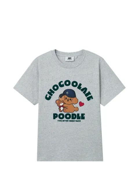 logo-print T-shirt by :CHOCOOLATE