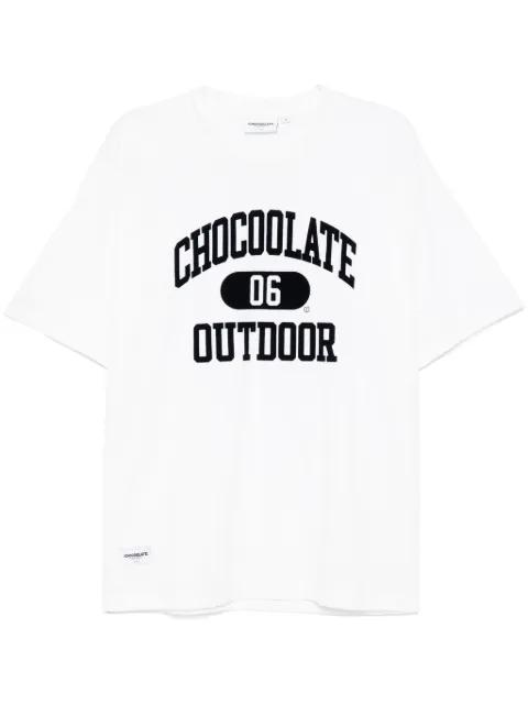 logo-print T-shirt by :CHOCOOLATE