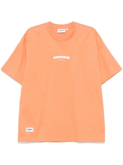 logo-print T-shirt by :CHOCOOLATE