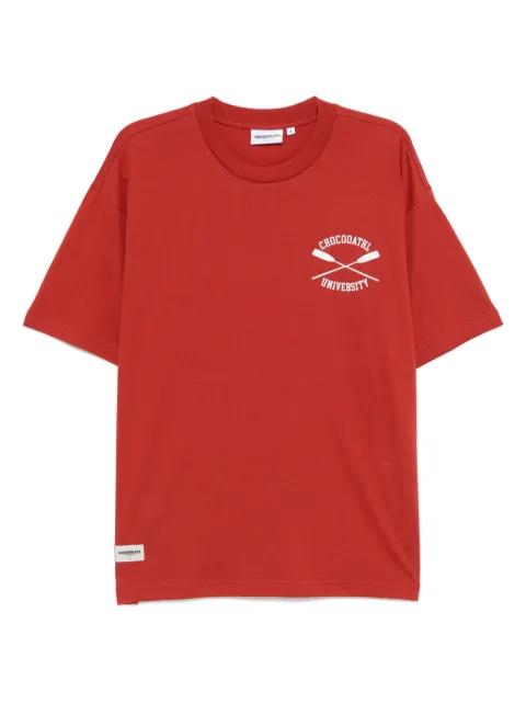 logo-print T-shirt by :CHOCOOLATE